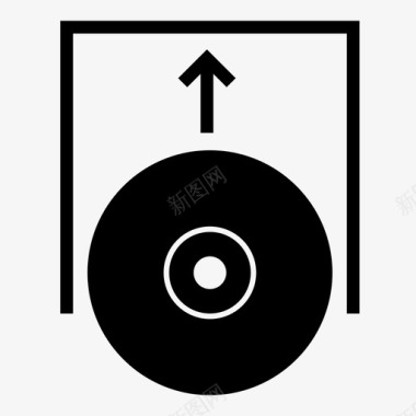 光盘驱动器音乐媒体图标图标