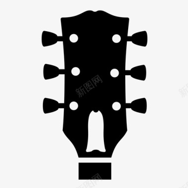 吉布森莱斯保罗吉他主轴箱乐器螺母图标图标