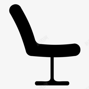 椅子休息室放松图标图标