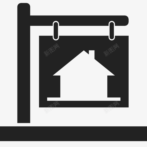 房地产购买房屋图标svg_新图网 https://ixintu.com 出售 出租 待售房屋 房产 房地产 房屋 购买