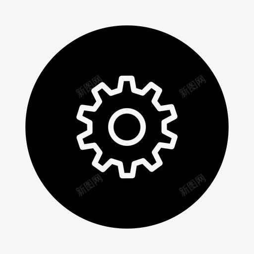 齿轮钟表工业图标svg_新图网 https://ixintu.com 工业 机械 钟表 链轮 齿轮