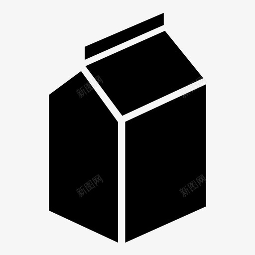 牛奶利乐乳糖图标svg_新图网 https://ixintu.com 乳糖 利乐 利乐包装 奶制品 容器 果汁 牛奶 盒子 纸板箱 纸箱 饮料