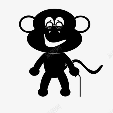 老猴子图标图标