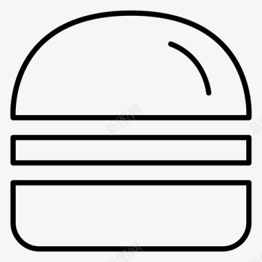 汉堡牛肉晚餐时间图标图标