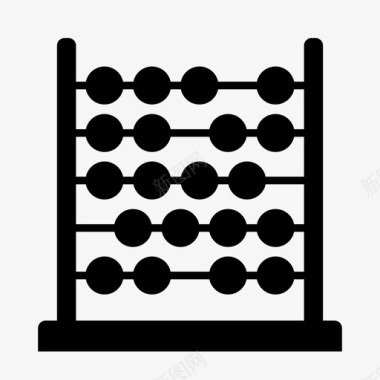 算盘减法学校图标图标