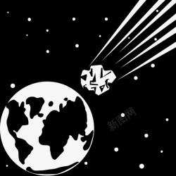 末日图标流星撞击末日就要到了图标高清图片