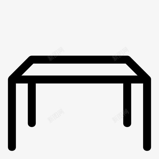 桌子家具厨房图标svg_新图网 https://ixintu.com 厨房 客厅 家具 桌子 表面 装配