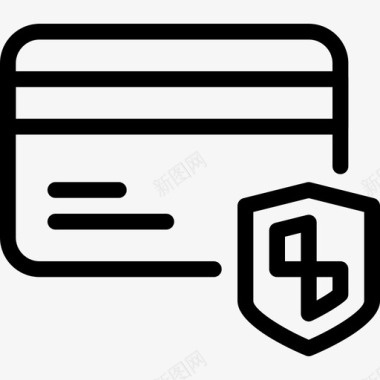 安全卡保险箱保护图标图标