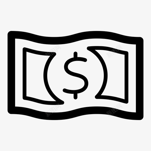 现金业务成本图标svg_新图网 https://ixintu.com 业务 价格 成本 支付 现金 美元 财务 货币