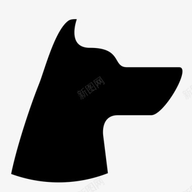 狗动物忠实的图标图标