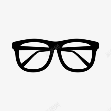 见折叠眼镜眼镜视力图标图标