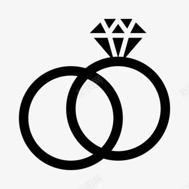 采购产品结婚戒指结婚戒指珠宝图标图标