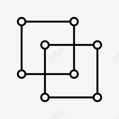 解组组件分离图标图标