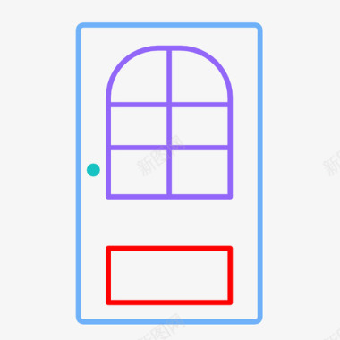 门入口房屋图标图标