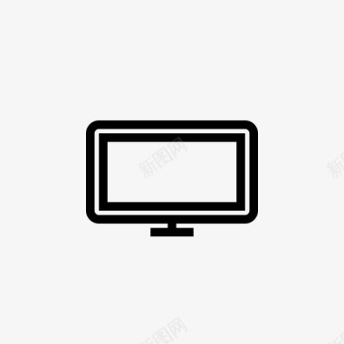 电视服务器屏幕图标图标