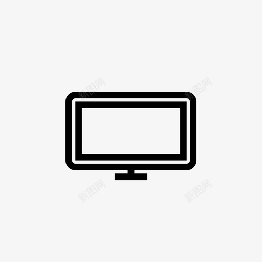 电视服务器屏幕图标svg_新图网 https://ixintu.com 屏幕 房地产 显示器 服务器 桌面显示器 电脑显示器 电视 电视屏幕 记分板