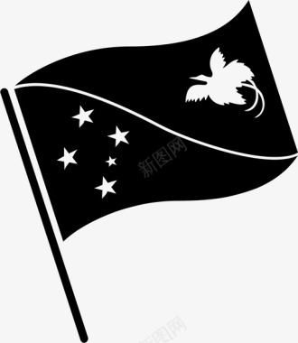 巴布亚新几内亚国旗代表巴布亚新几内亚图标图标