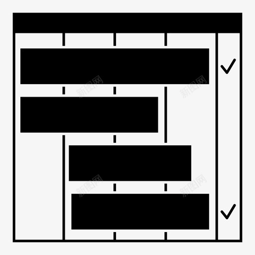 项目管理进度专业图标svg_新图网 https://ixintu.com 专业 截止日期 数据 流程 甘特图 组织 计划 进度 项目管理