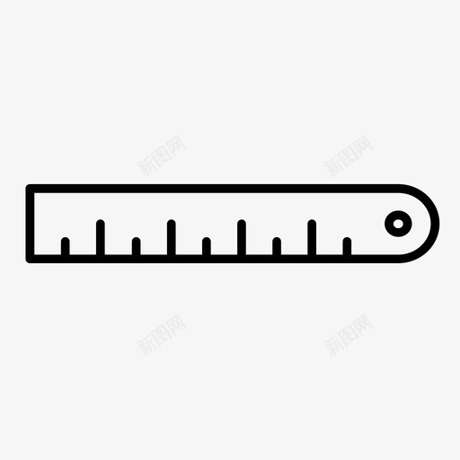 尺寸量图标svg_新图网 https://ixintu.com 寸 尺 我铅笔盒里有什么 直 量