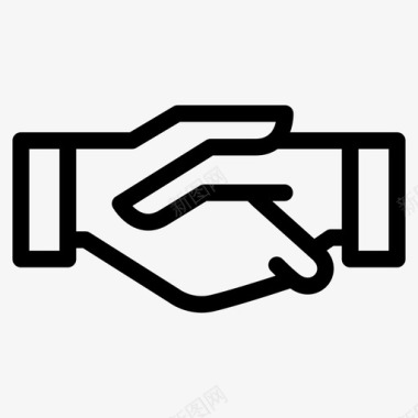 握手网络合作伙伴图标图标