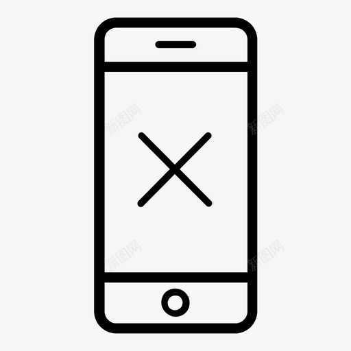 智能手机错误失败图标svg_新图网 https://ixintu.com iphone 严禁手机 乘法 失败 很棒的智能手机 手机 数学 智能手机 禁止访问 错误