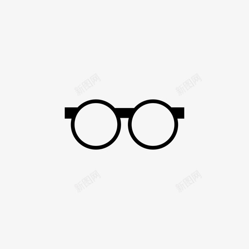 眼镜近视视力图标svg_新图网 https://ixintu.com 处方 眼睛护理 眼科 眼镜 美容 视力 近视