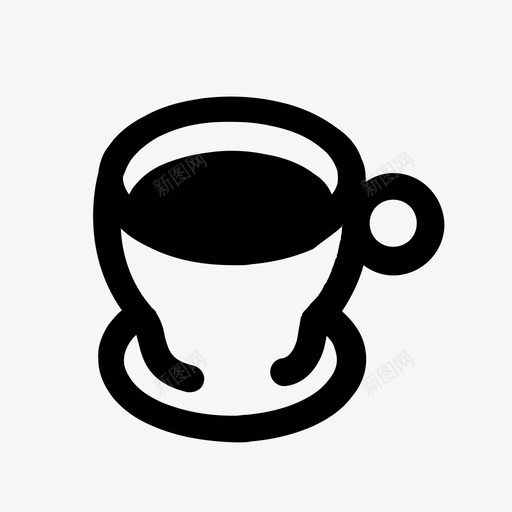 浓咖啡肮脏的咖啡店图标svg_新图网 https://ixintu.com 浓咖啡 肮脏的咖啡店
