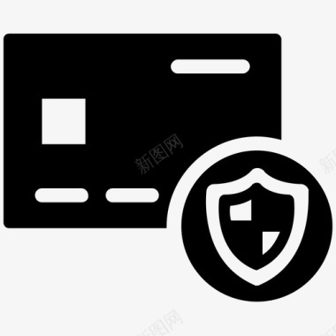 信用卡刷卡安全图标图标