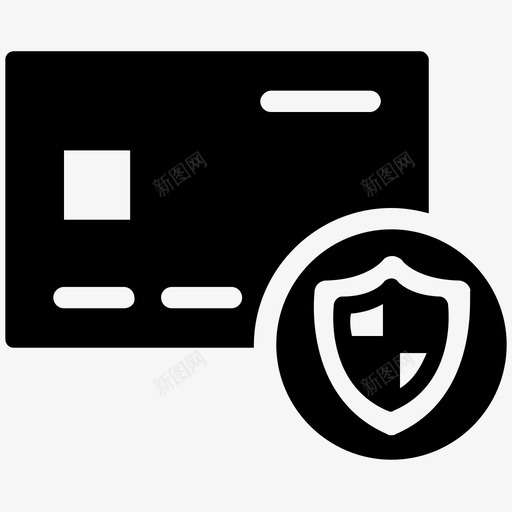 信用卡刷卡安全图标svg_新图网 https://ixintu.com 信用卡 刷卡 安全 安全信用卡 安全支付 密码 支付卡安全 财务 锁