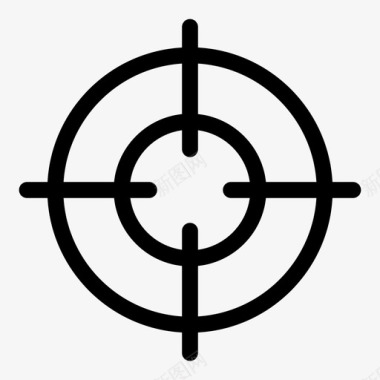 目标武器狙击手图标图标