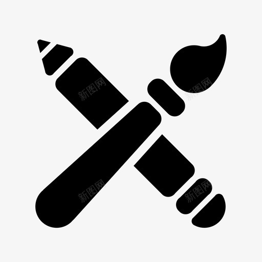 创意个性化铅笔图标svg_新图网 https://ixintu.com 个性化 创意 想象的 新的 画笔 绘画 身份 铅笔