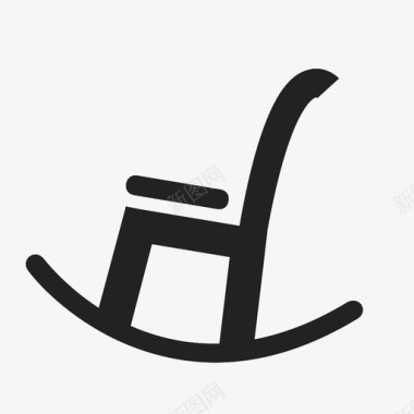 客厅摇椅图标图标