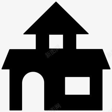 房屋结构房屋建筑图标图标