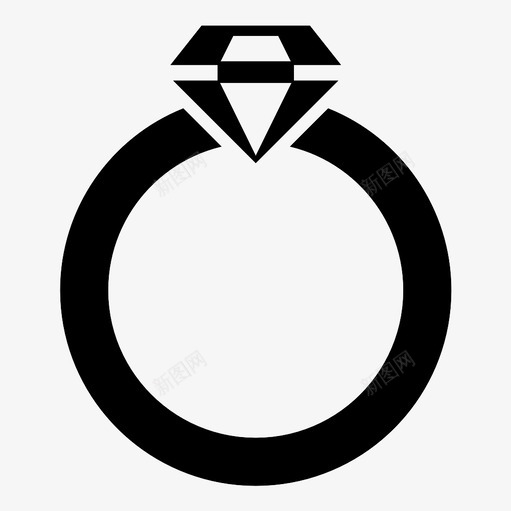 戒指奢侈品婚姻图标svg_新图网 https://ixintu.com 奢侈品 婚姻 婚戒 婚礼 宝石 戒指 浪漫 红宝石 贵重物品 闪亮