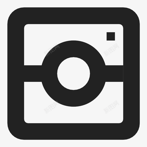 照相机图像instagram图标svg_新图网 https://ixintu.com instagram 图像 照片 照相机 镜头