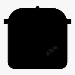 大锅烹饪大锅烹饪厨房图标高清图片