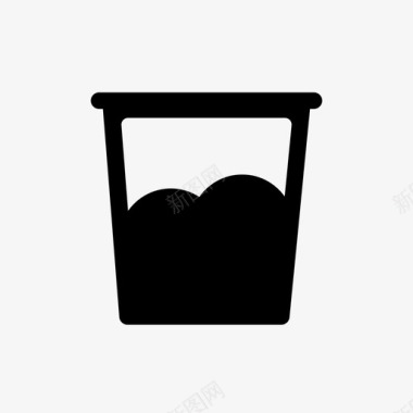 垃圾桶桶空的图标图标