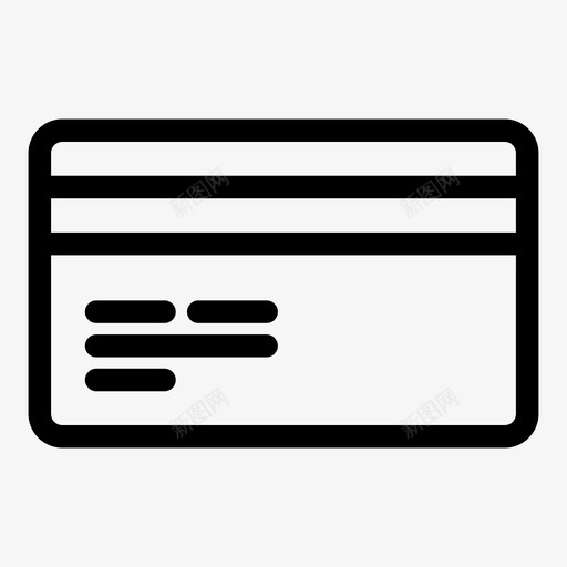 信用卡交易刷卡图标svg_新图网 https://ixintu.com 交易 信用卡 借记卡 债务 刷卡 塑料 安全 支付卡 智能卡 货币 银行