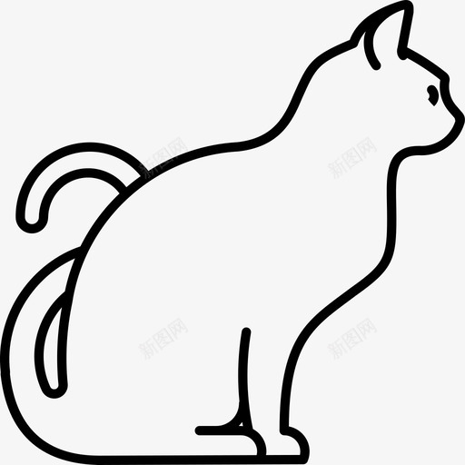 猫猫猫猫家猫图标svg_新图网 https://ixintu.com 卡威 可爱的 宠物 家猫 小猫 毛茸茸的 猫 猫猫猫