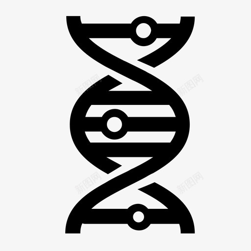 dna链科学图标svg_新图网 https://ixintu.com dna 人类 化妆 棒极了 科学 螺旋 遗传学 链
