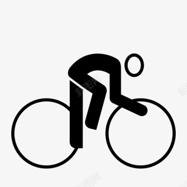 自行车移动运动图标图标