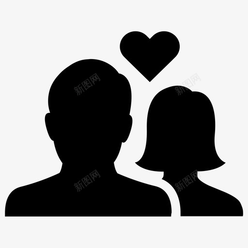情侣心形符号女人图标svg_新图网 https://ixintu.com 人 女人 已婚夫妇 心形符号 情人 情侣 朋友 视野清晰