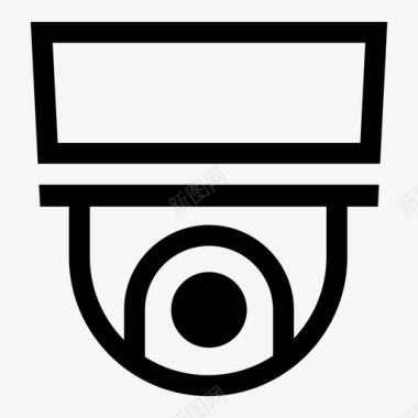 安全摄像头视频监控监控摄像头图标图标