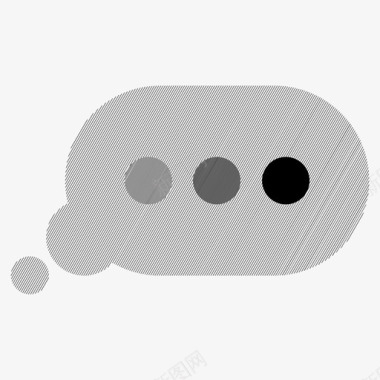 语音气泡表情符号3气泡图标图标