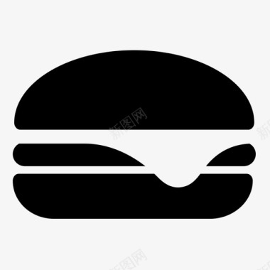 芝士汉堡小面包汉堡王图标图标