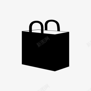 购物袋卡片购物车图标图标