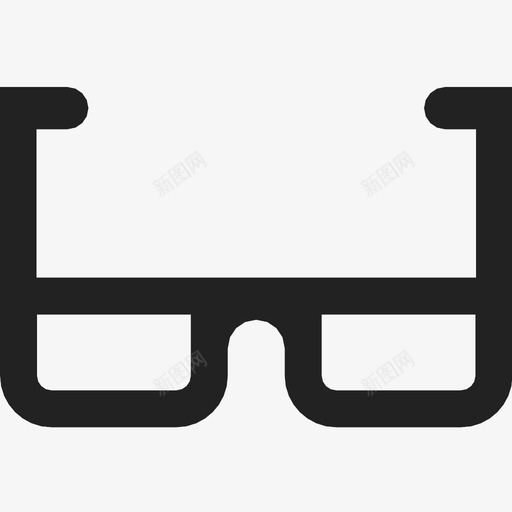 眼镜双焦镜屈光镜图标svg_新图网 https://ixintu.com 双焦镜 屈光镜 眼睛 眼镜 视力 镜框