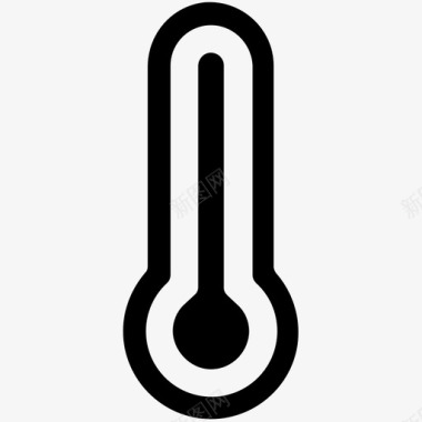温度计临床温度计水银温度计图标图标