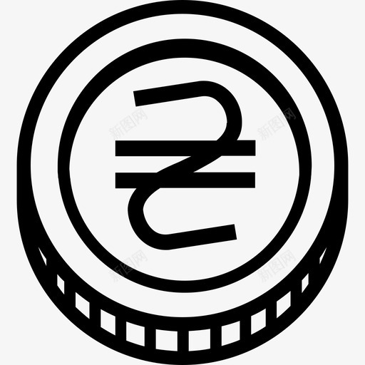 格里夫纳币乌克兰货币图标svg_新图网 https://ixintu.com 乌克兰 外国 格里夫纳币 硬币 经济 货币 金属 金融 银行 铸币