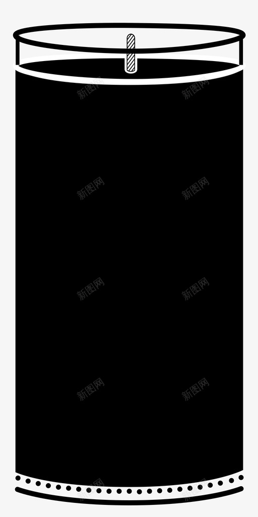 还愿蜡烛图标svg_新图网 https://ixintu.com 还愿蜡烛